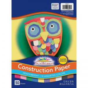 Construction Paper, Gray, 12 x 18, 50 Sheets