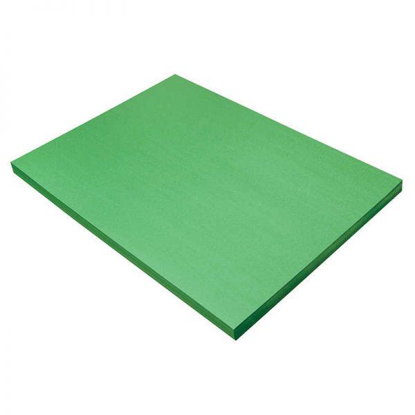SunWorks® Construction Paper, Holiday Green, 18" x 24", 100 Sheets