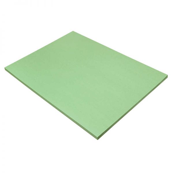 SunWorks® Construction Paper, Light Green, 18" x 24", 50 Sheets
