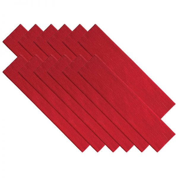 TeachersParadise Creativity Street® Crepe Paper, Red, 20" x 71/2