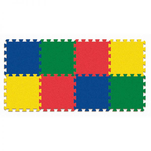 WonderFoam® Carpet Tiles, Solid Color Expansion Pack, 12" x 12", 4 Count