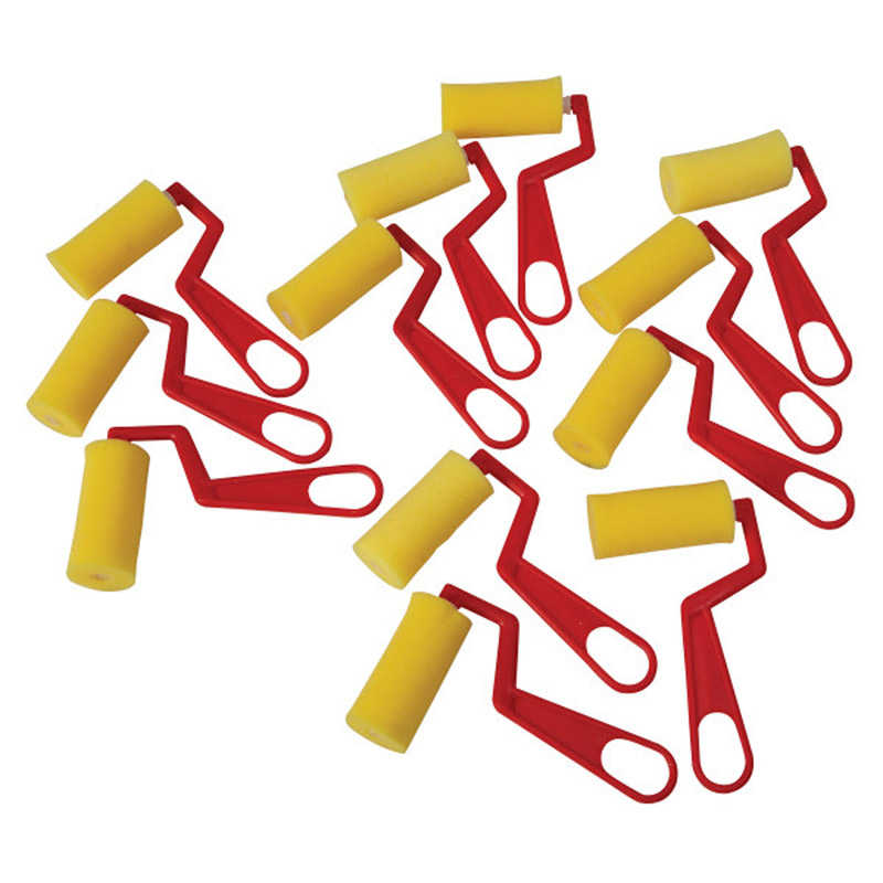 Creativity Street® Foam Rollers, 3" Width, 12 Per Pack, 3 Packs