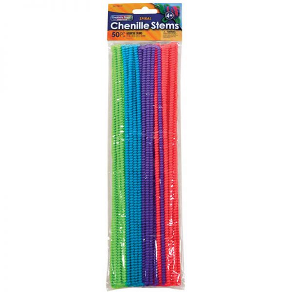 Creativity Street® Spiral Stems, Pack of 50