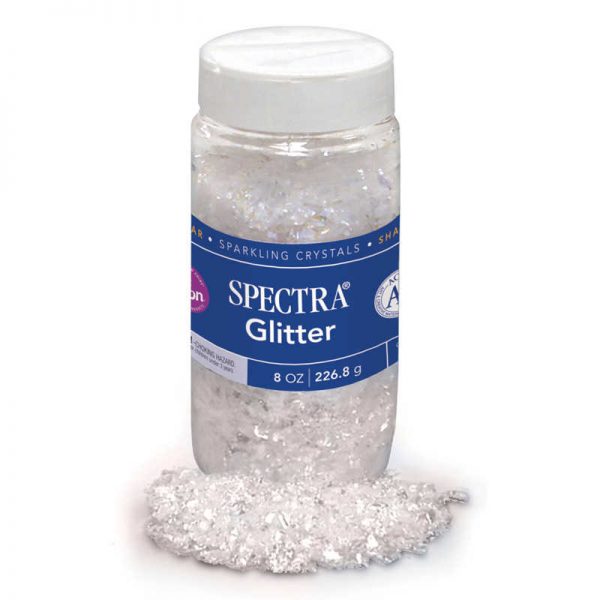Spectra® Glitter, Random Disco Glitter Flakes, 8 oz., 1 Jar