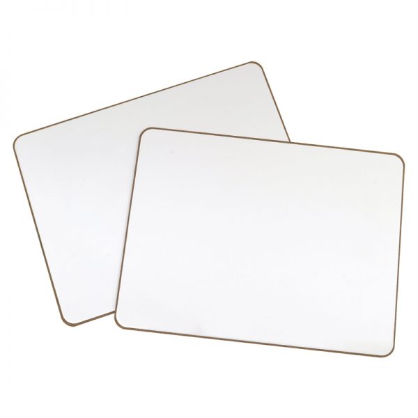 Pacon® Magnetic Whiteboard, 2-sided, Plain/Plain, 9" x 12", 25 Boards