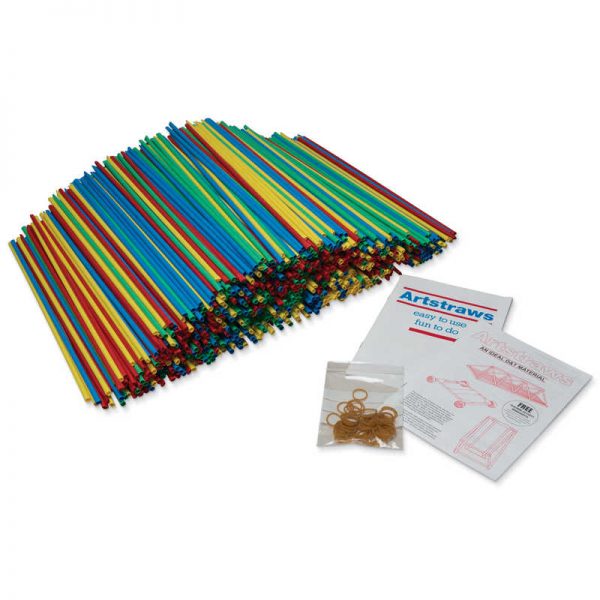 Artstraws® Paper Tubes, Thin, Assorted Colors, 4mm, 1800 Count