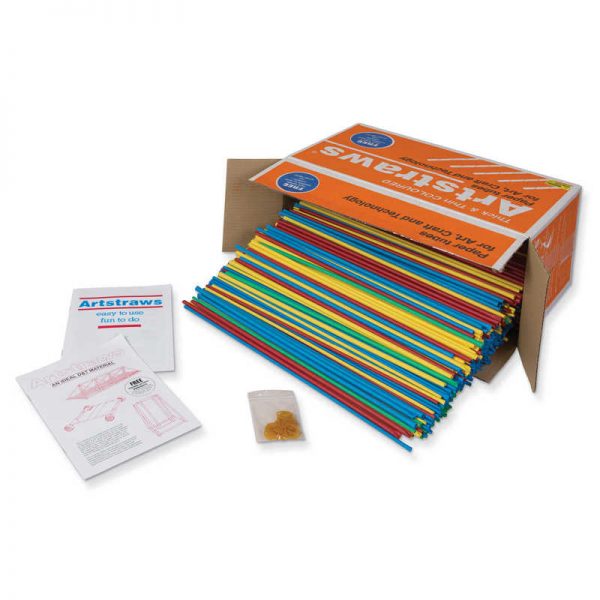 Artstraws® Paper Tubes, Thin & Thick, Assorted Colors, 4 mm & 6 mm, 1350 Count