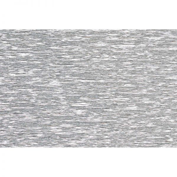 Lia Griffith™ Extra Fine Crepe Paper, Metallic Silver, 19.6" x 78.7"