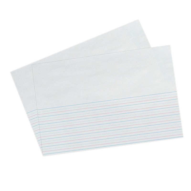 Zaner-Bloser™ Picture Story Paper, Grade 1, 5/8" x 5/16" x 5/16" Ruled Long, 18" x 12", 250 Sheets Per Pack, 2 Packs