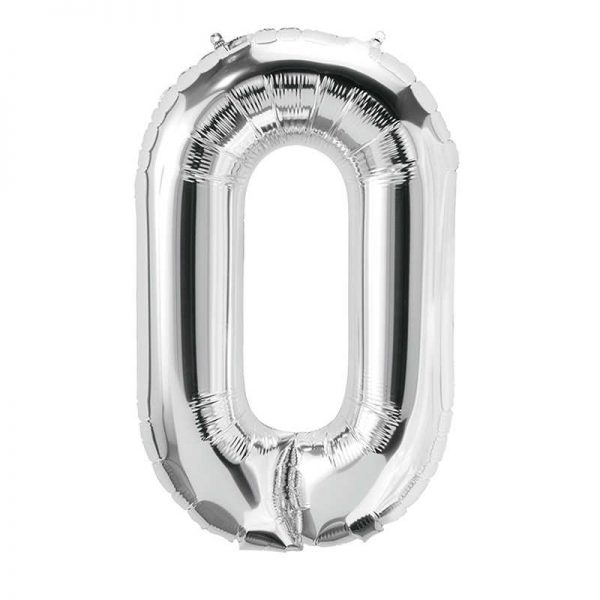 North Star by Pioneer 16" Foil Balloon, Silver Number 0