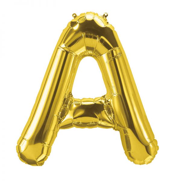 North Star by Pioneer 16" Foil Balloon, Gold Letter A