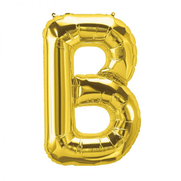 North Star by Pioneer 16" Foil Balloon, Gold Letter B