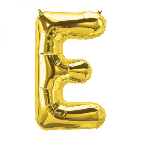 North Star by Pioneer 16" Foil Balloon, Gold Letter E