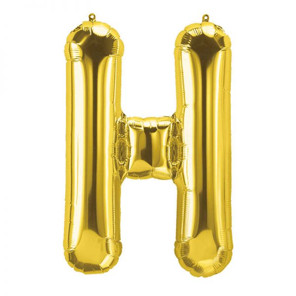 North Star by Pioneer 16" Foil Balloon, Gold Letter H