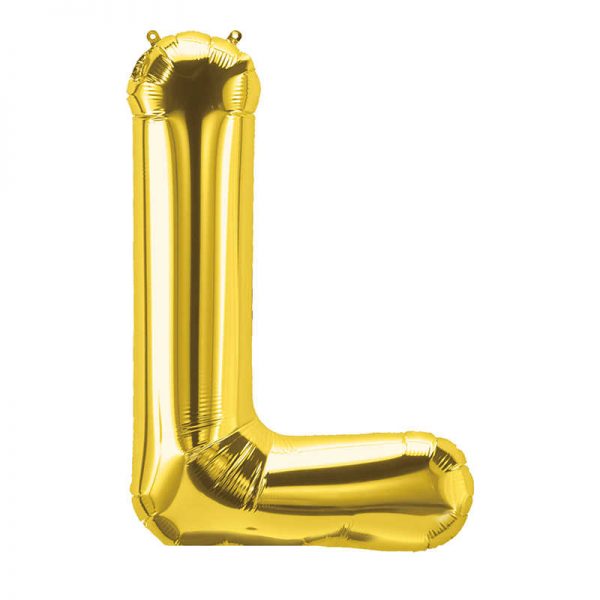 North Star by Pioneer 16" Foil Balloon, Gold Letter L
