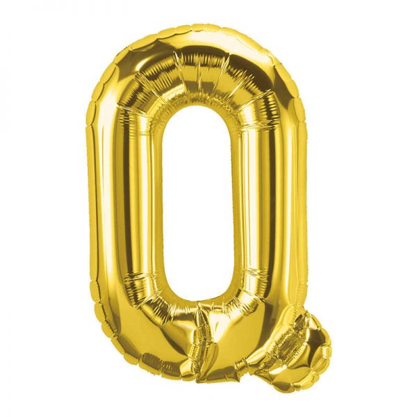 North Star by Pioneer 16" Foil Balloon, Gold Letter Q
