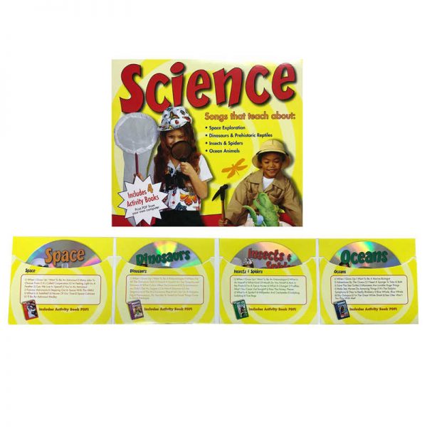 PBS Publishing Science Songs 4-CD Set