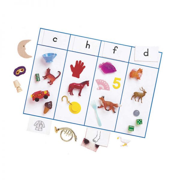 Primary Concepts™ Sound Sorting with Objects, Consonant Sound, 106 Pieces