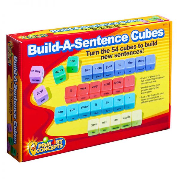 Primary Concepts™ Build-A-Sentence Cubes