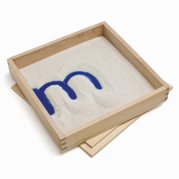 Primary Concepts™ Letter Formation Sand Tray, 8" x 8", Pack of 4