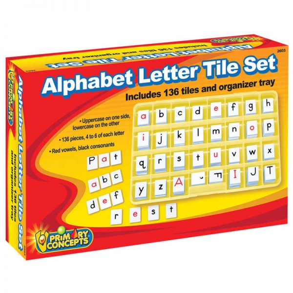 Primary Concepts™ Alphabet Letter Tile Set