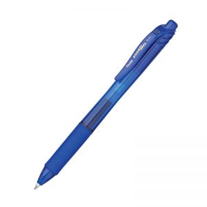 Pentel® EnerGel-X™ Retractable Liquid Gel Pen, Blue, 0.7mm, Pack of 12