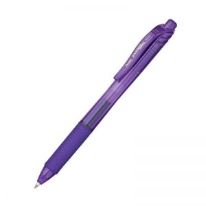 Pentel® EnerGel-X™ Retractable Liquid Gel Pen, Violet, Pack of 12