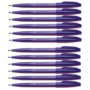 Pentel® Pentel® Sign Pen®, Violet, Pack of 12