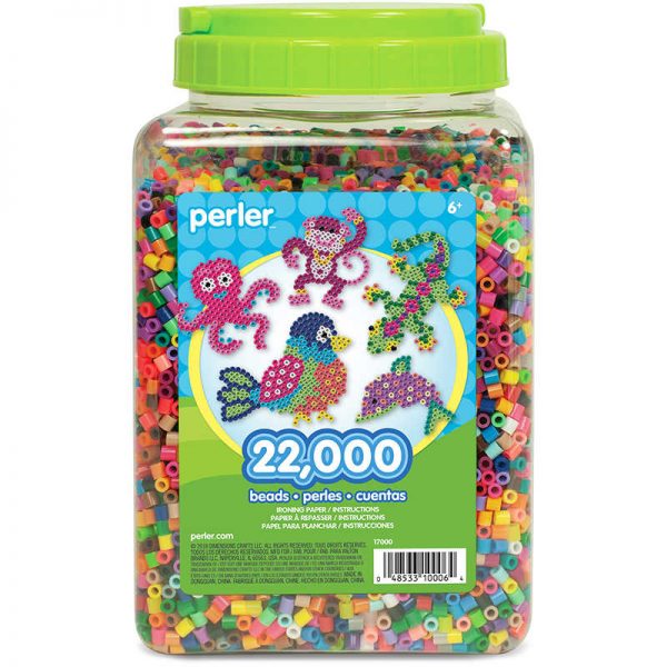 Perler Multi-Mix Fuse Beads Jar, Pack of 22000