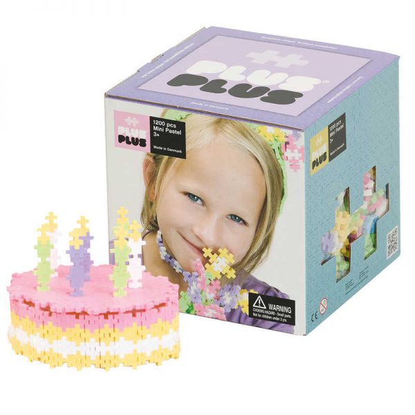 Plus-Plus® Open Play Set, Pastel, 1,200 pieces