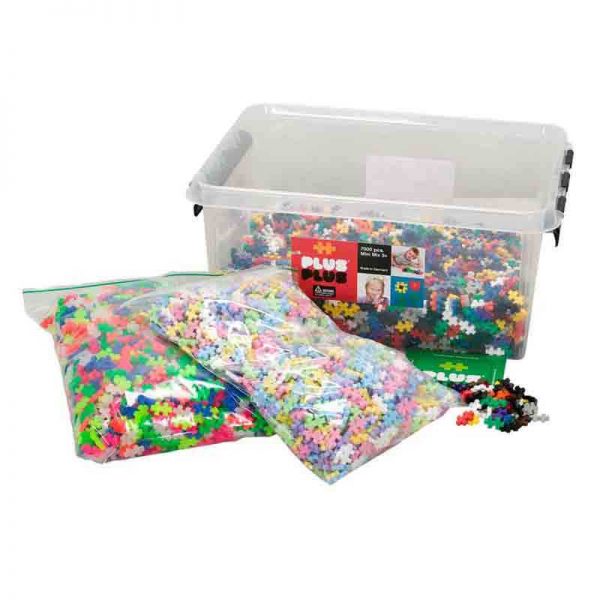 Plus-Plus® School Set, 7,000 pieces in All Colors (Basic, Neon, & Pastel)