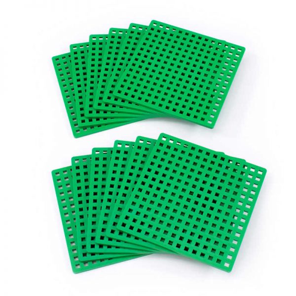 Plus-Plus® Baseplates, Classroom Pack, Set of 12