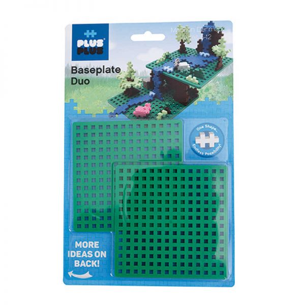Plus-Plus® Baseplates, Duo, Set of 2
