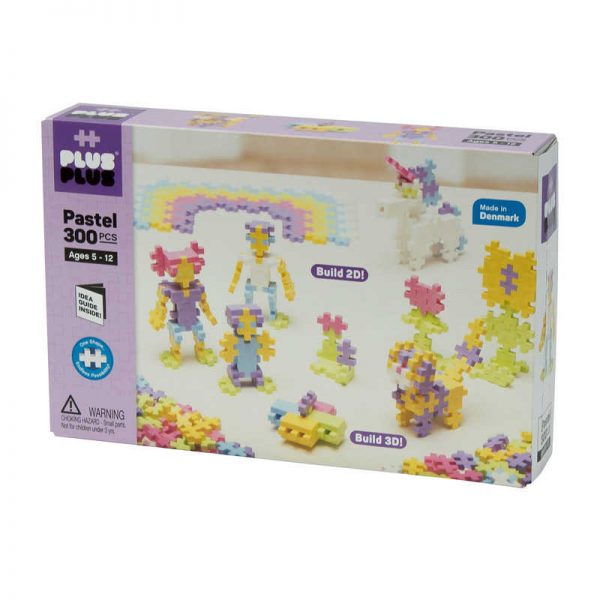 Plus-Plus® Open Play Set, Pastel, 300 pieces