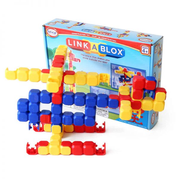 Popular Playthings LinkaBLOX™, Building Set, 60 Pieces