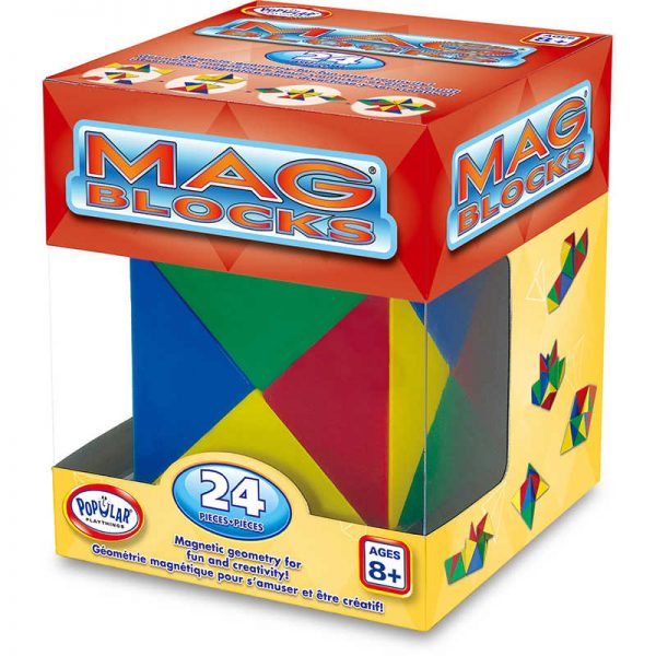 Popular Playthings Mag-Blocks® 24-Piece Set