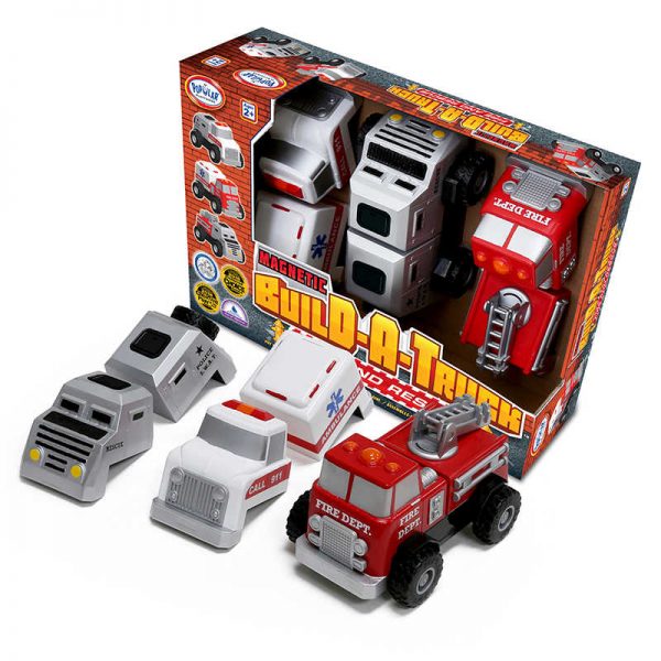 Popular Playthings Magnetic Build-a-Truck™ Rescue
