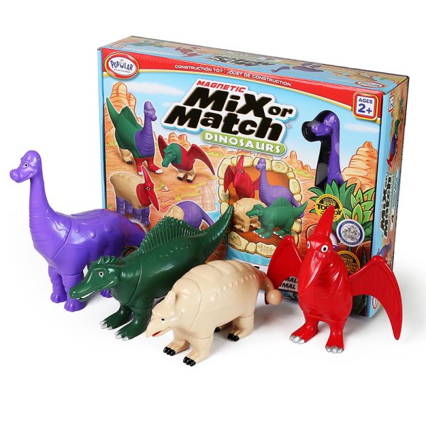 POPULAR PLAYTHINGS Magnetic Mix or Match Dinosaurs 2