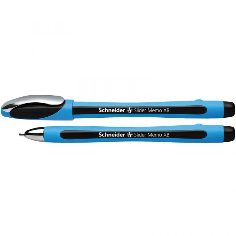 Schneider® Slider Memo Ballpoint Pen, Viscoglide Ink, 1.4 mm, Black