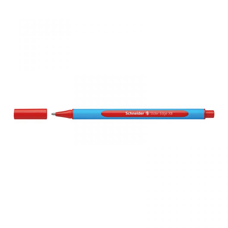 Schneider® Slider Edge XB Ballpoint Pen, Viscoglide Ink, 1.4 mm, Red