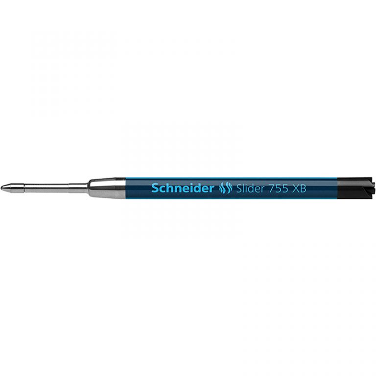 Schneider® Slider 755 XB Ballpoint Pen Refill, Viscoglide Ink, Black