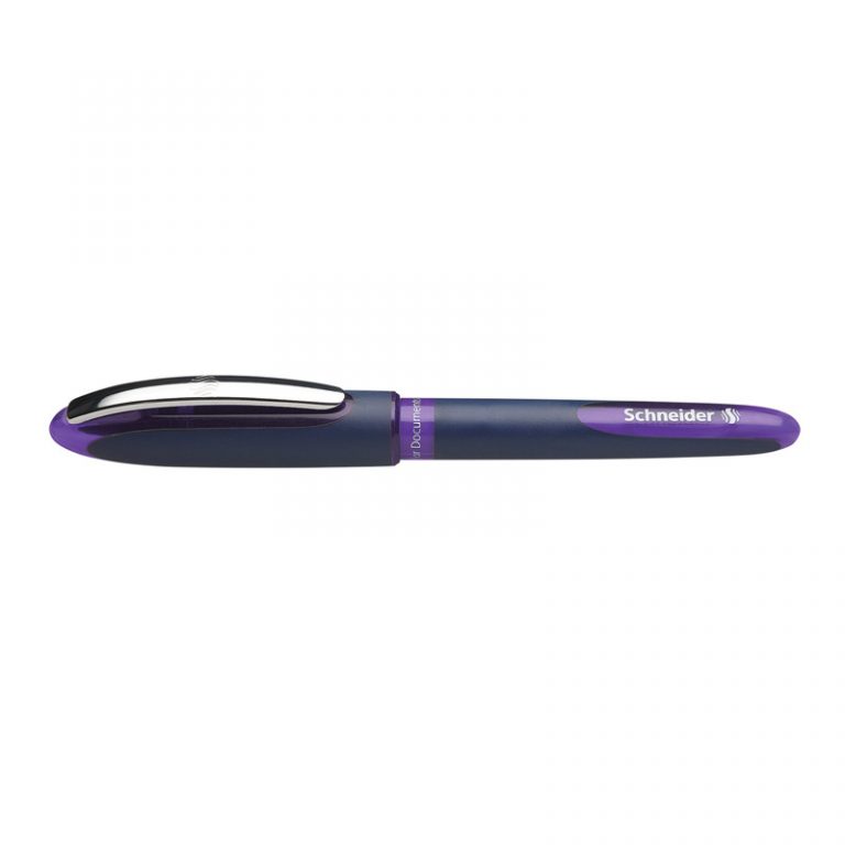 Schneider® One Business Rollerball Pens, 0.6mm, Violet