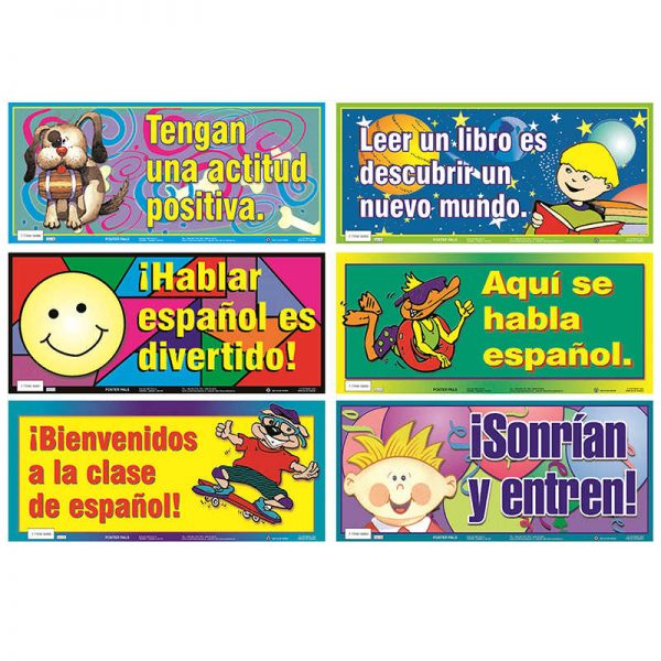Poster Pals® Spanish Variety Poster Set