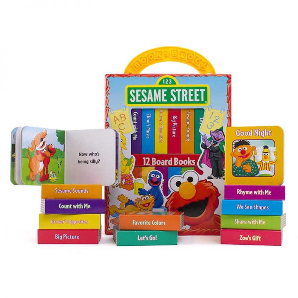 PI Kids My First Library Sesame Street, 12 Books