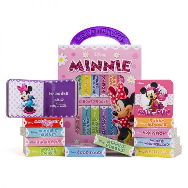 PI Kids My First Library Minnie Mouse, 12 Books