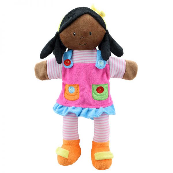 The Puppet Company Story Telling Puppets, Girl (Dark Skin Tone)