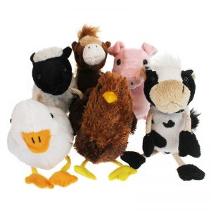 The Puppet Company Farm Animals Finger Puppets, Set of 6