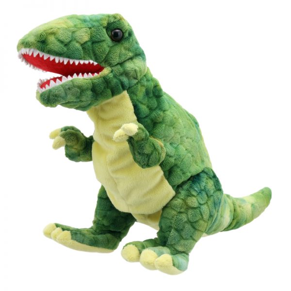 The Puppet Company Baby Dino's Puppet, T-Rex-Green