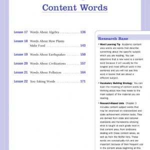 Powerful Vocabulary Grade 6 Teachers Edition by Scholastic SC-0439640628-964062