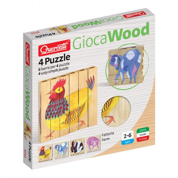 Quercetti® 4 Puzzle Farm